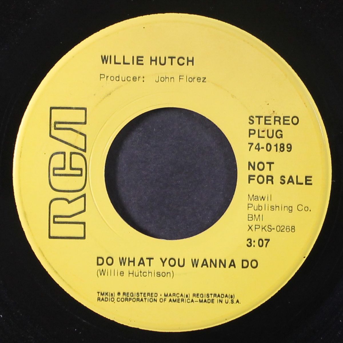 ain't gonna stop / do what you wanna do by WILLIE HUTCH