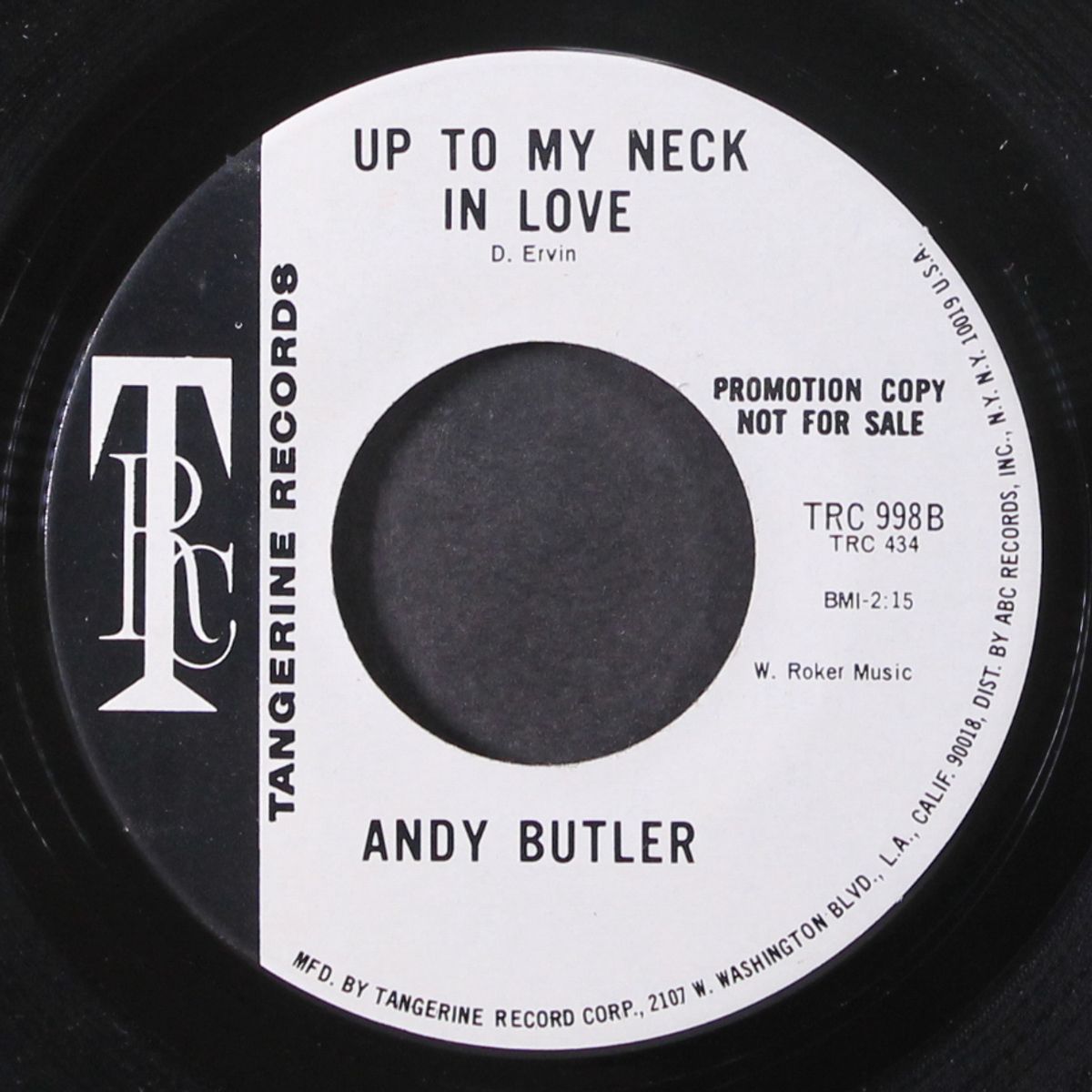 up to my neck in love / one part, two part by ANDY BUTLER