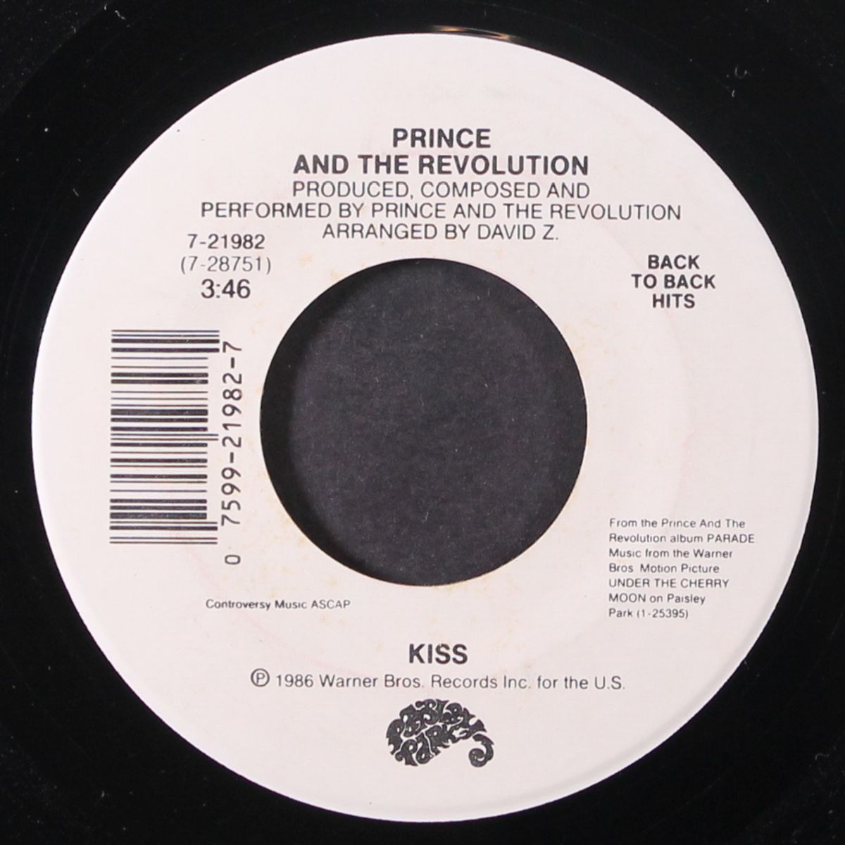 kiss / soft and wet by PRINCE