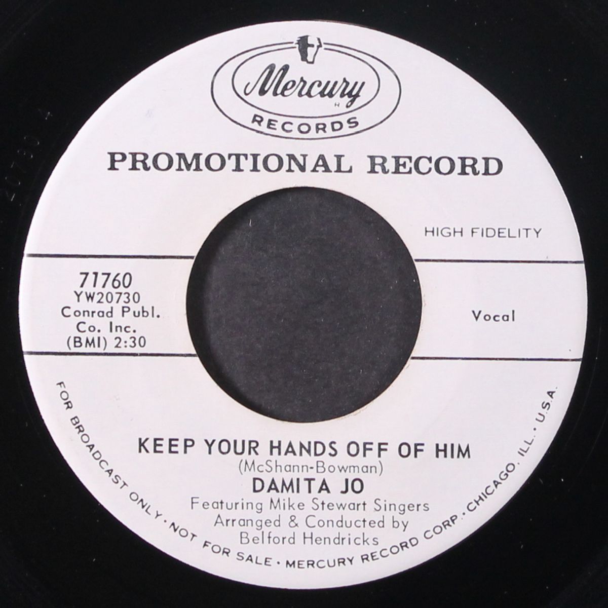 keep your hands off of him / hush somebody's calling my name by DAMITA JO