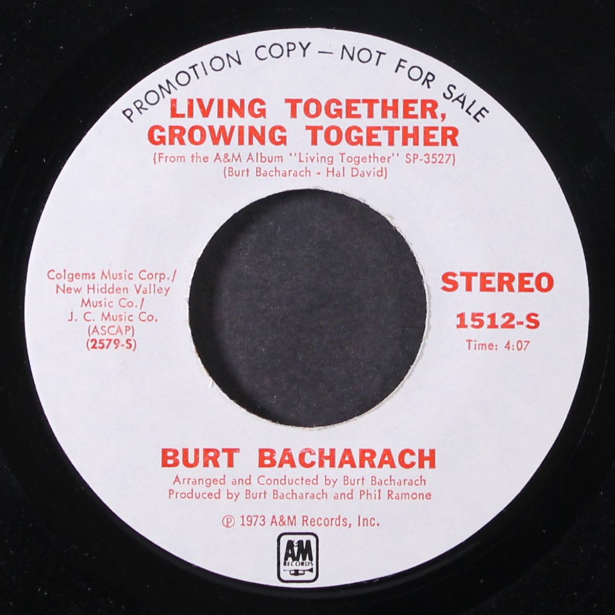 living together growing together / reflections by BURT BACHARACH