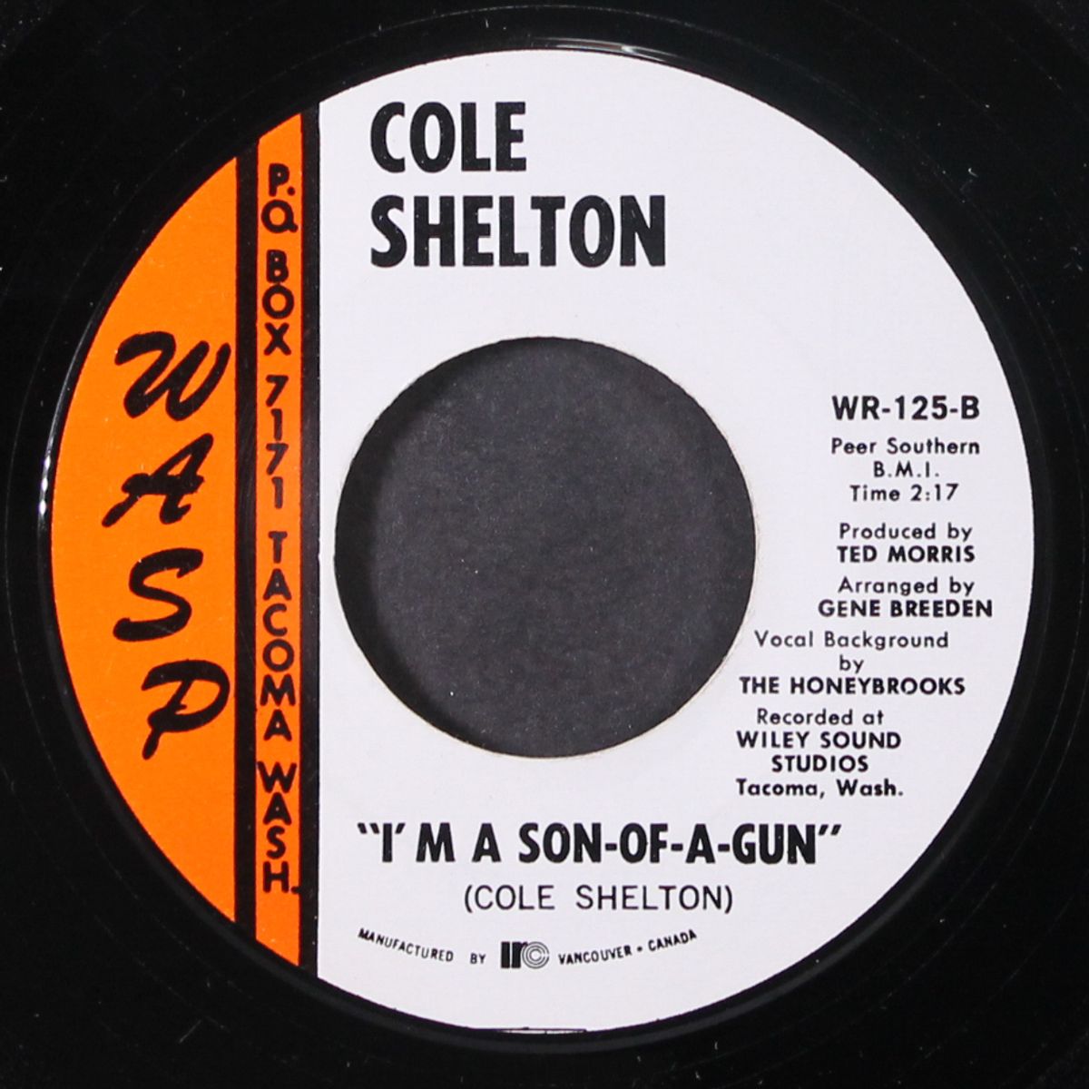 i'm a son-of-a-gun / little tina marie by COLE SHELTON