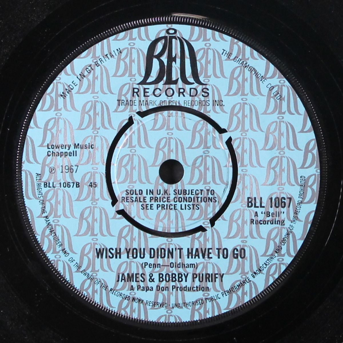 do unto me / wish you didn't have to go by JAMES & BOBBY PURIFY