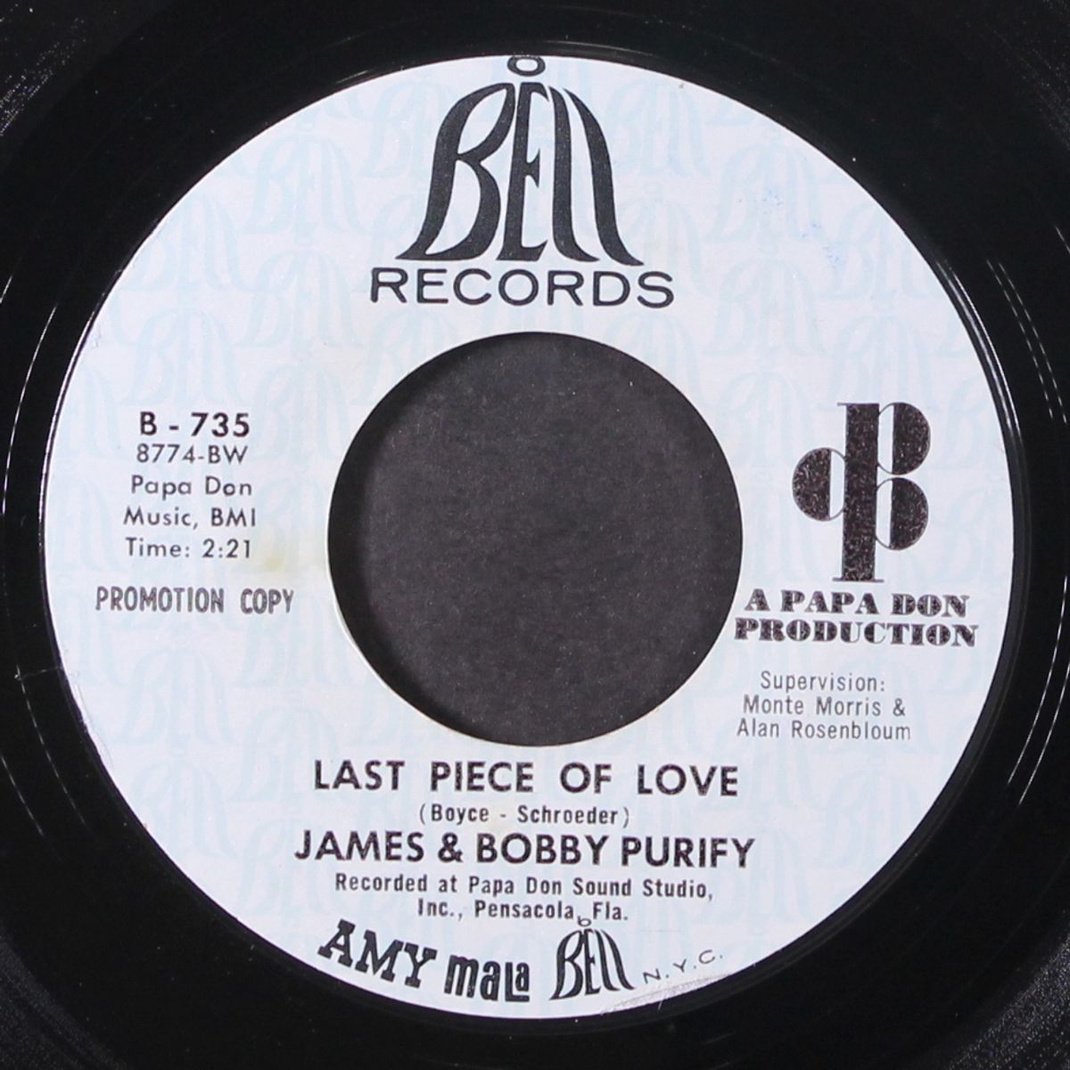 help yourself / last piece of love by JAMES & BOBBY PURIFY