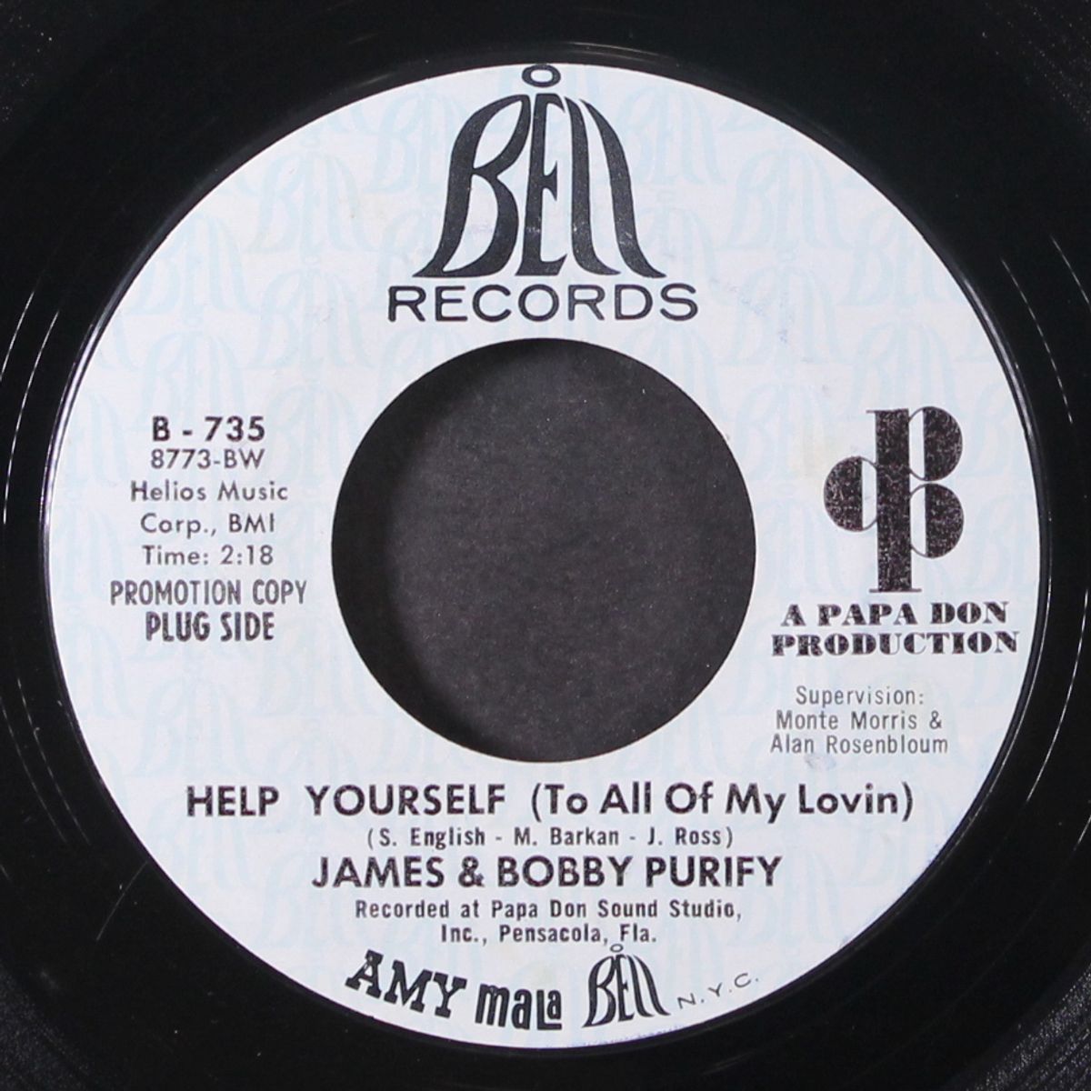 help yourself / last piece of love by JAMES & BOBBY PURIFY