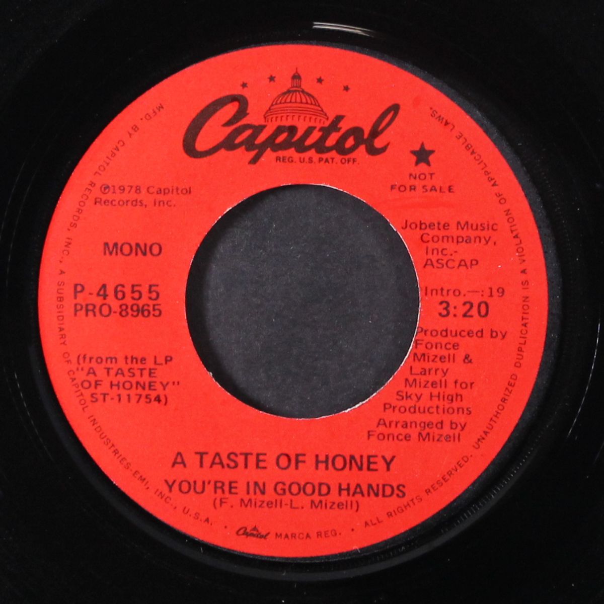 you're in good hands by A TASTE OF HONEY