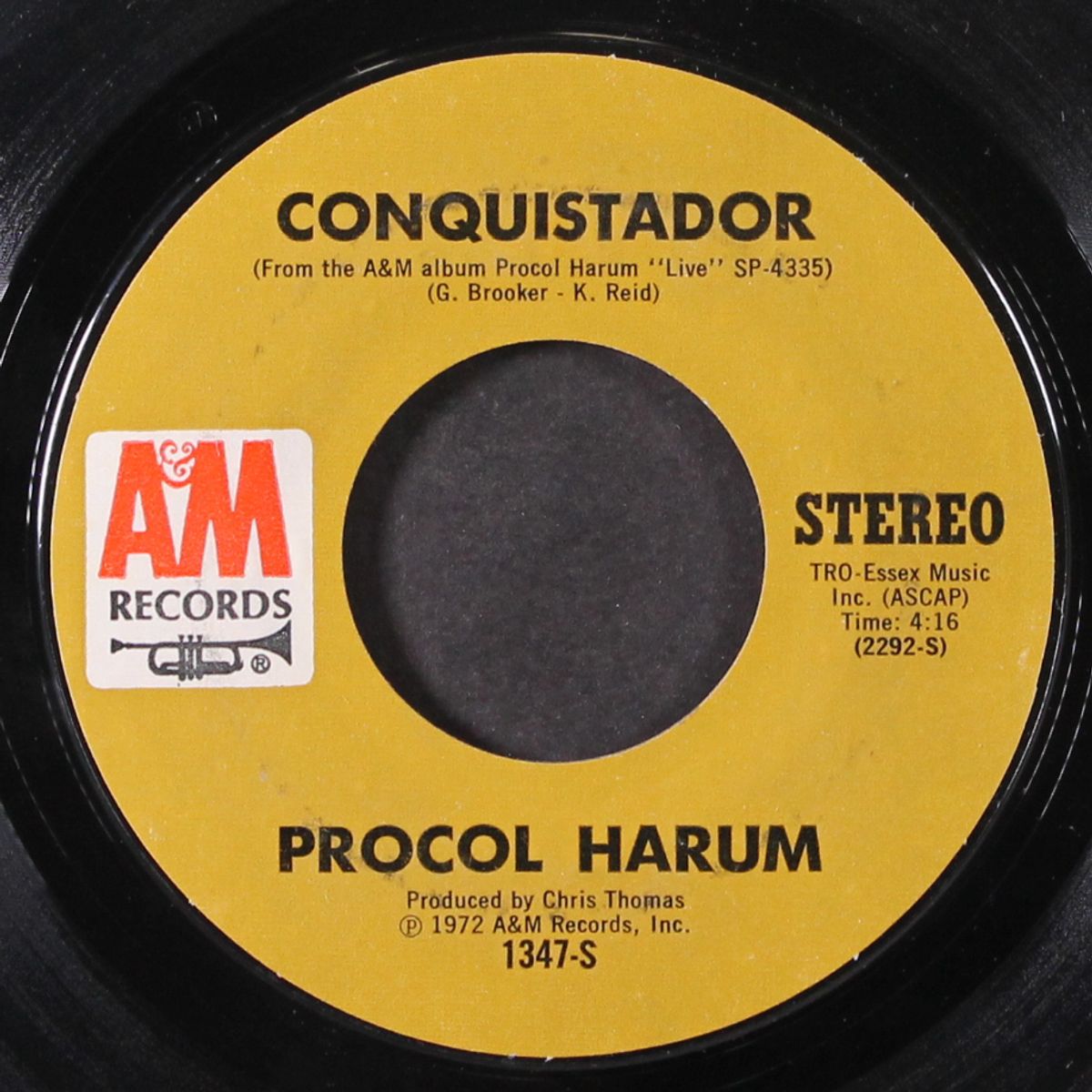 conquistador / a salty dog by PROCOL HARUM