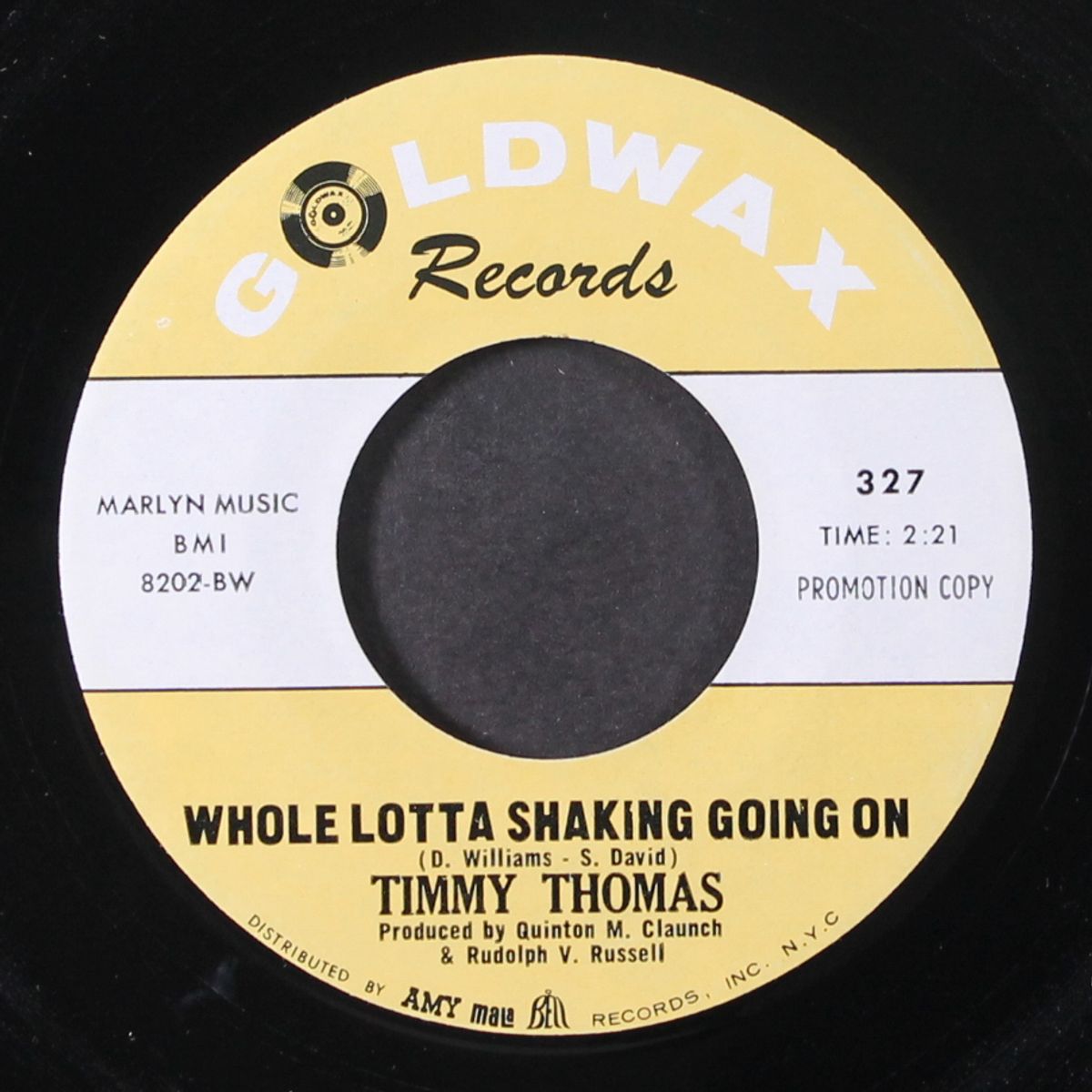 it's my life / whole lotta shaking going on by TIMMY THOMAS