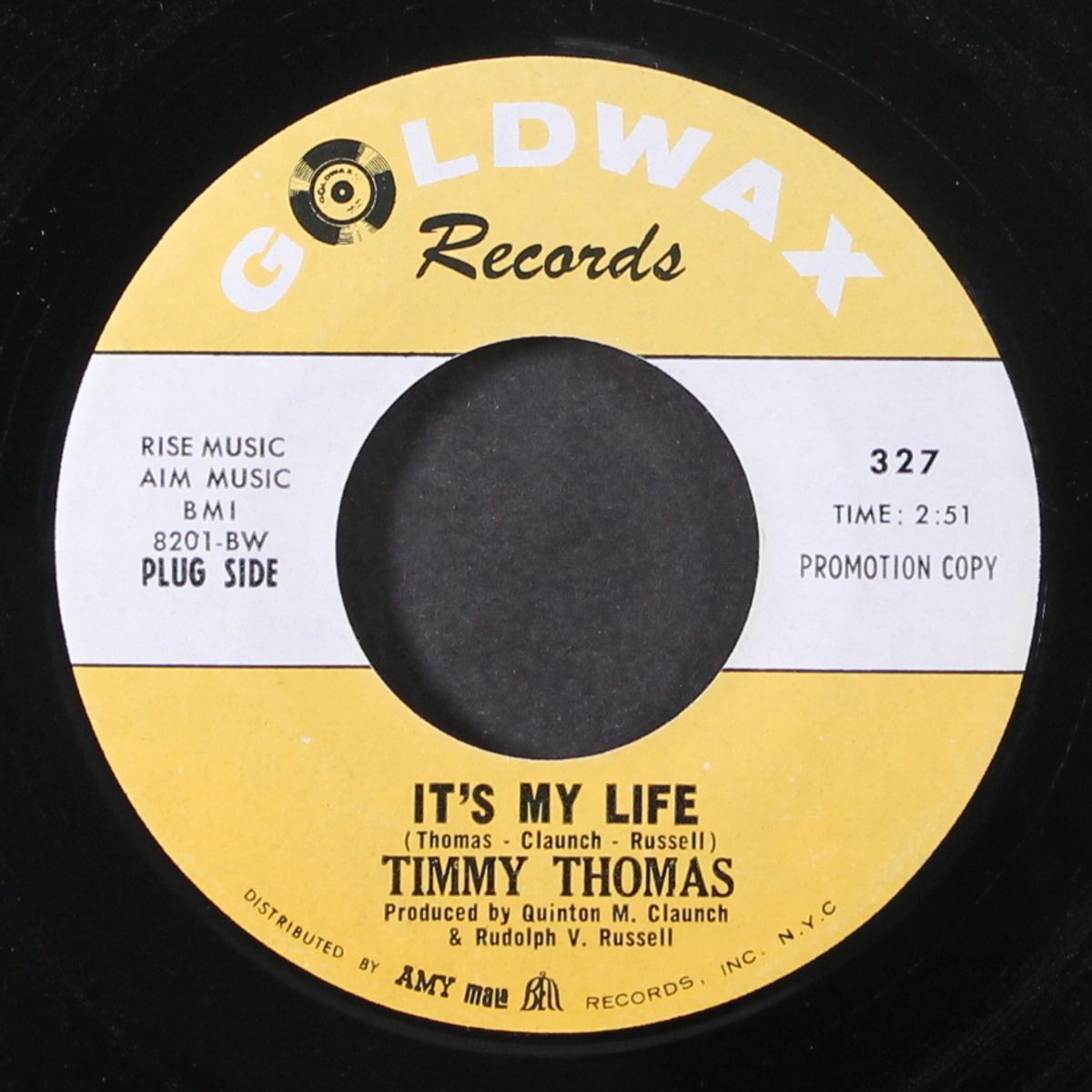 it's my life / whole lotta shaking going on by TIMMY THOMAS