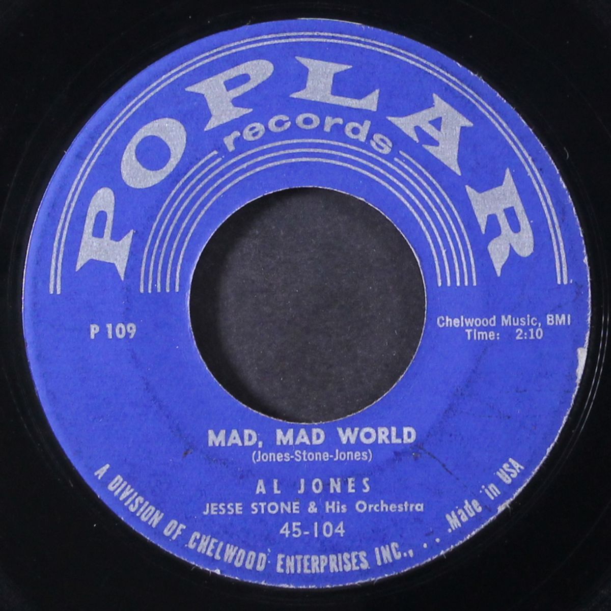 mad, mad world / lonely traveler by AL JONES