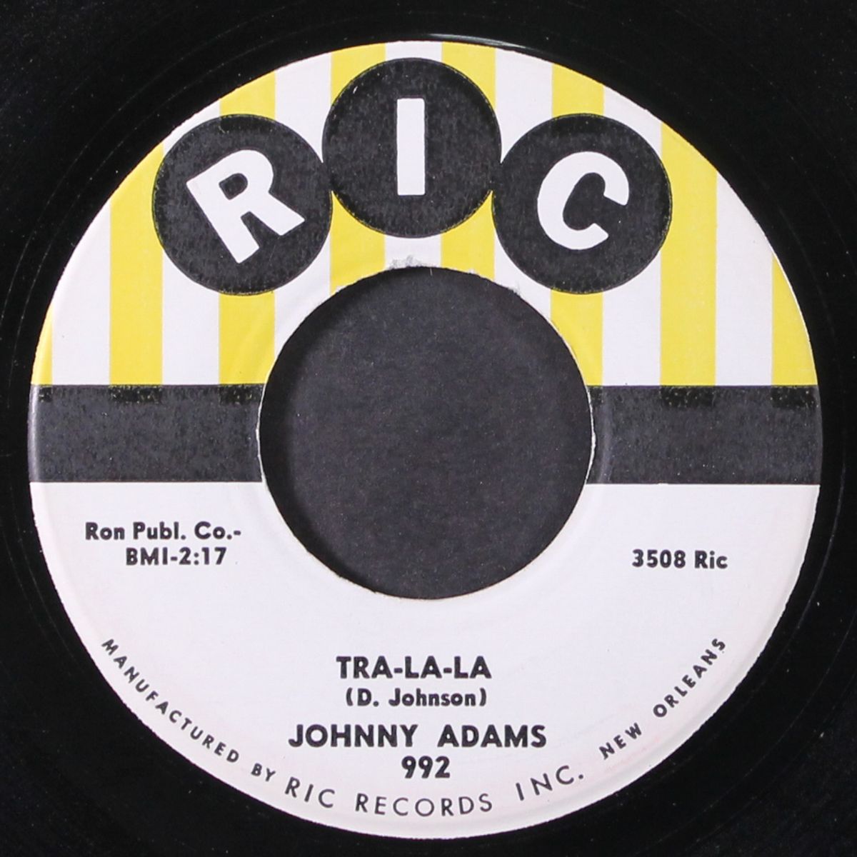 showdown / tra-la-la by JOHNNY ADAMS