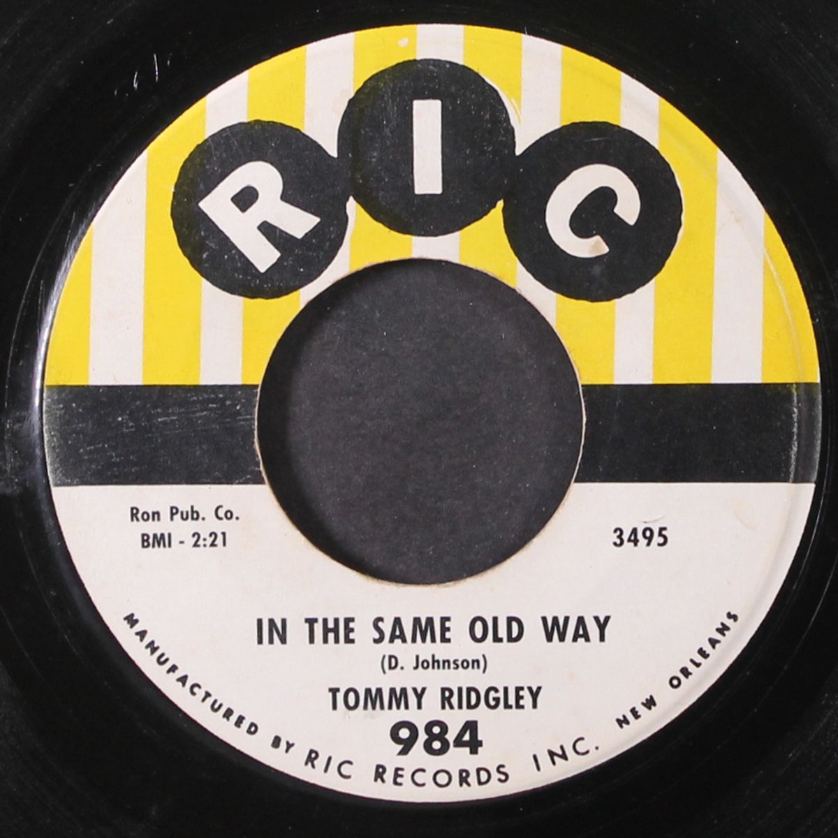 in the same old way / the girl from kooka monga by TOMMY RIDGLEY