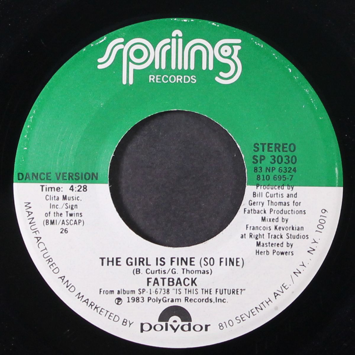 the girl is fine (so fine) / dance version by FATBACK