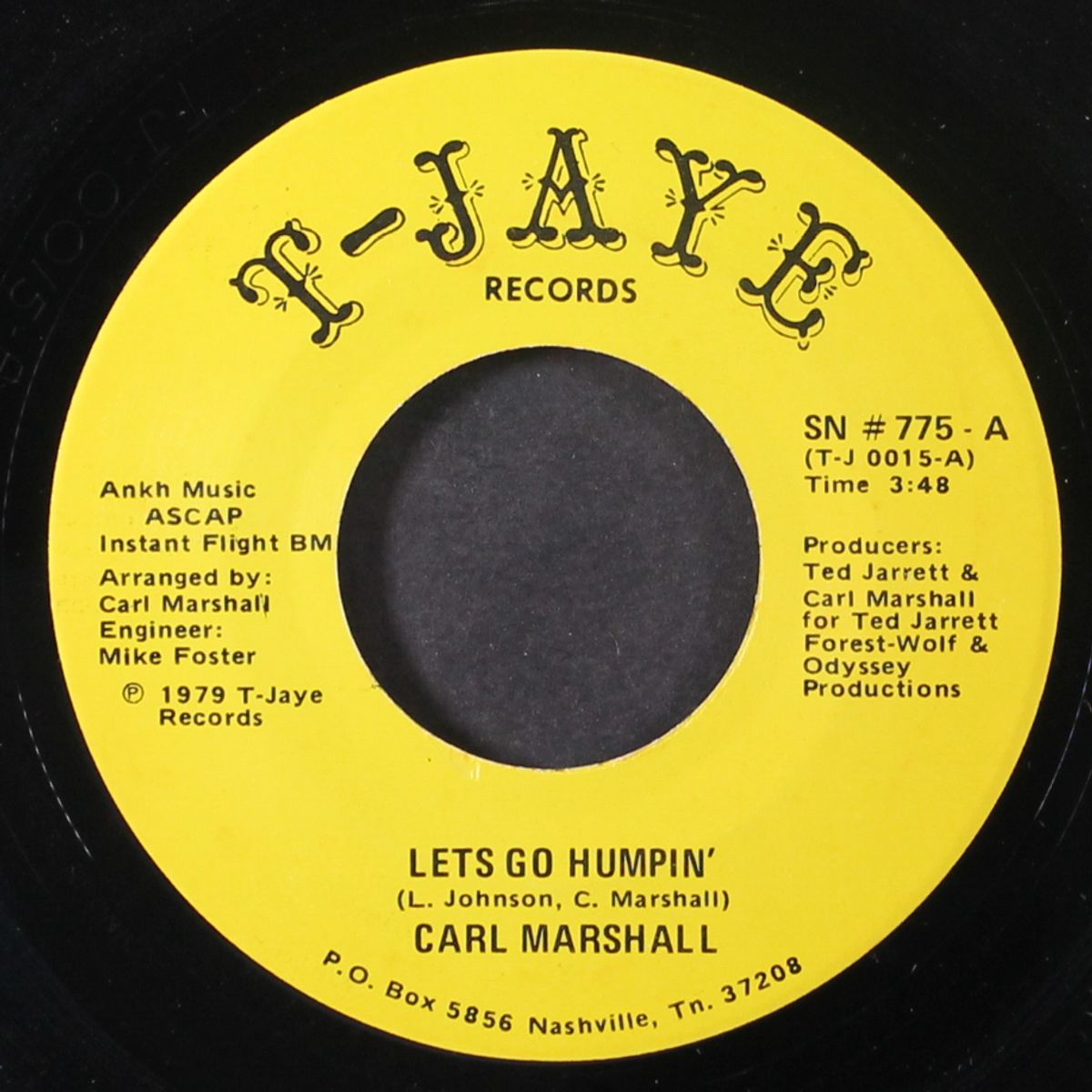 your woman really turns me on / let's go humpin' by CARL MARSHALL