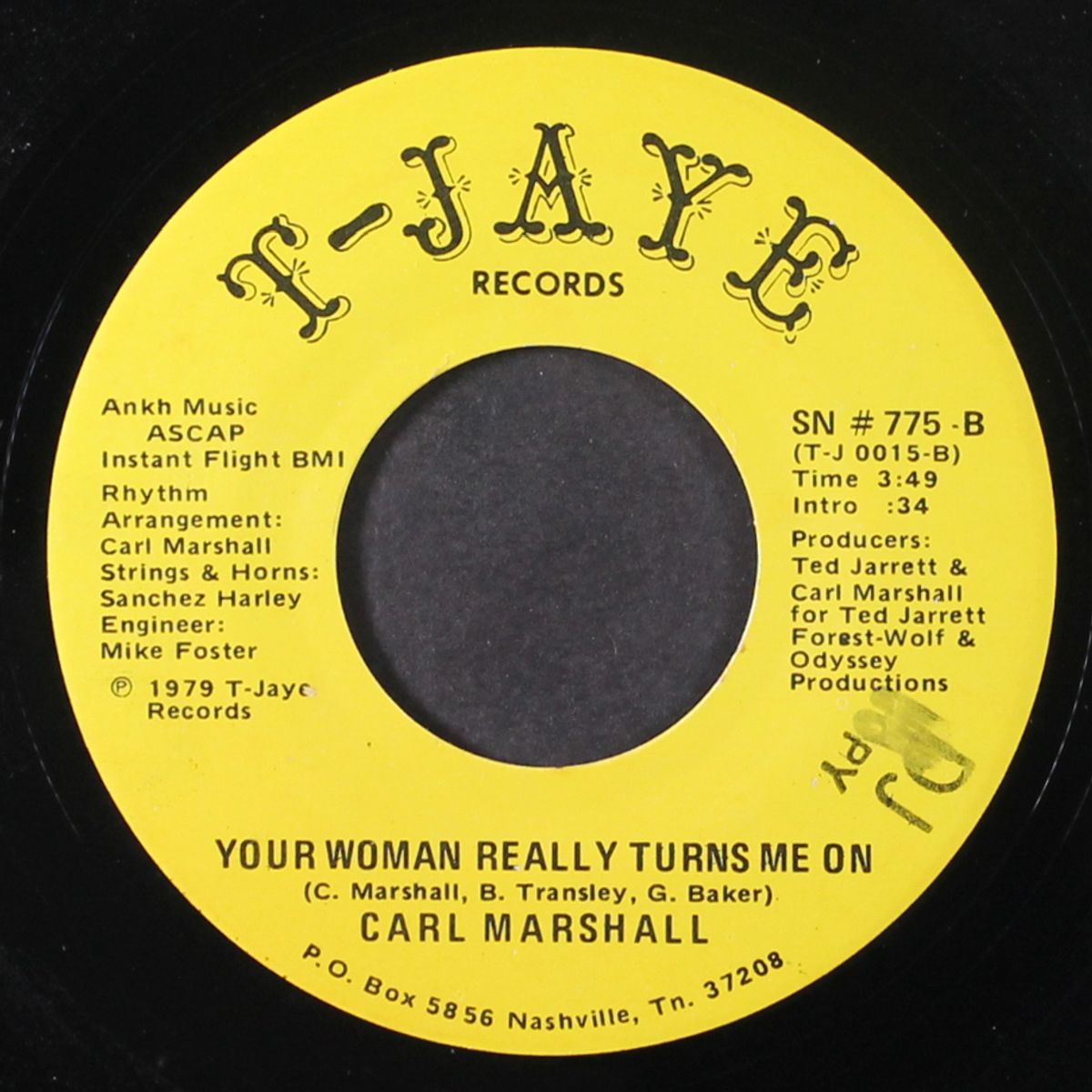 your woman really turns me on / let's go humpin' by CARL MARSHALL