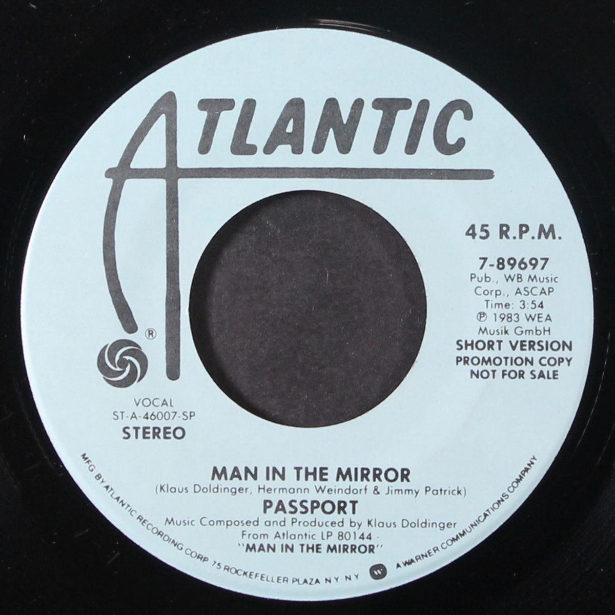man in the mirror (short version) / same by PASSPORT