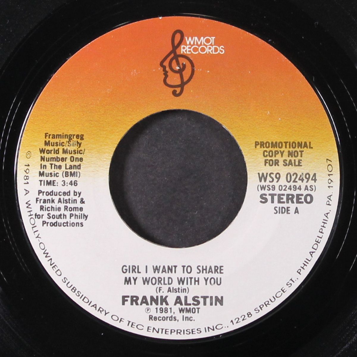 girl i want to share my world with you / same by FRANK ALSTIN