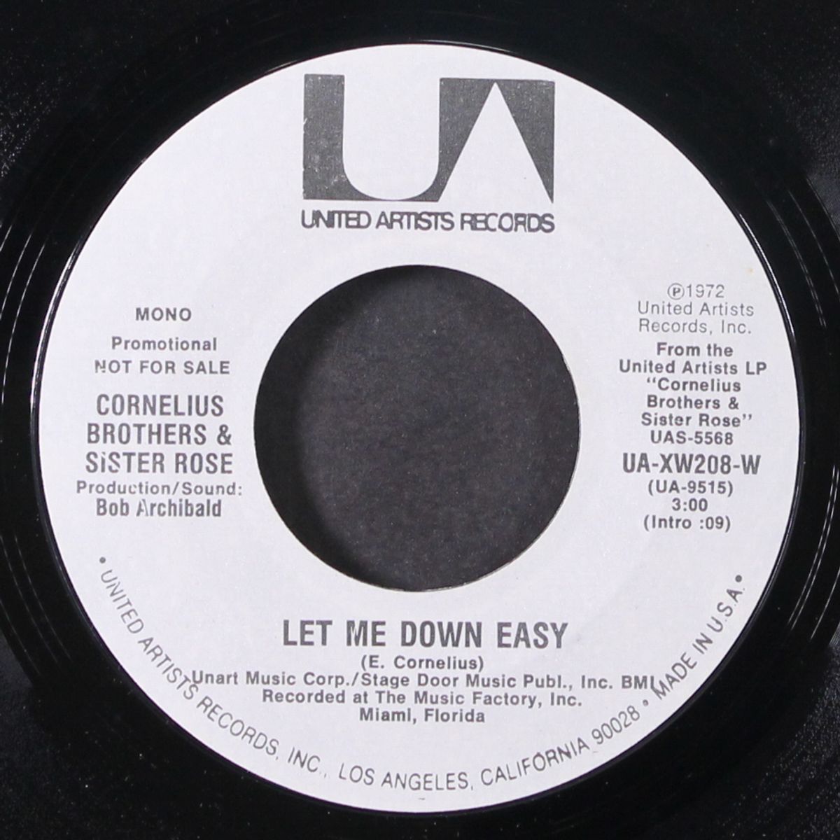 let me down easy / mono by CORNELIUS BROTHERS & SISTER ROSE