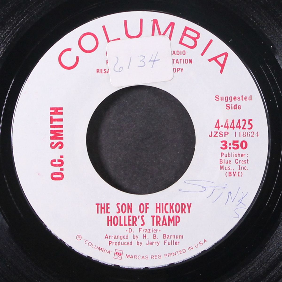 the son of hickory holler's tramp / the best man by O.C. SMITH