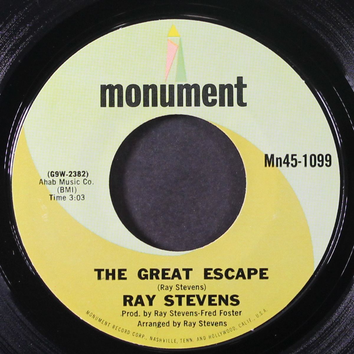 isn't it lonely together / the great escape by RAY STEVENS