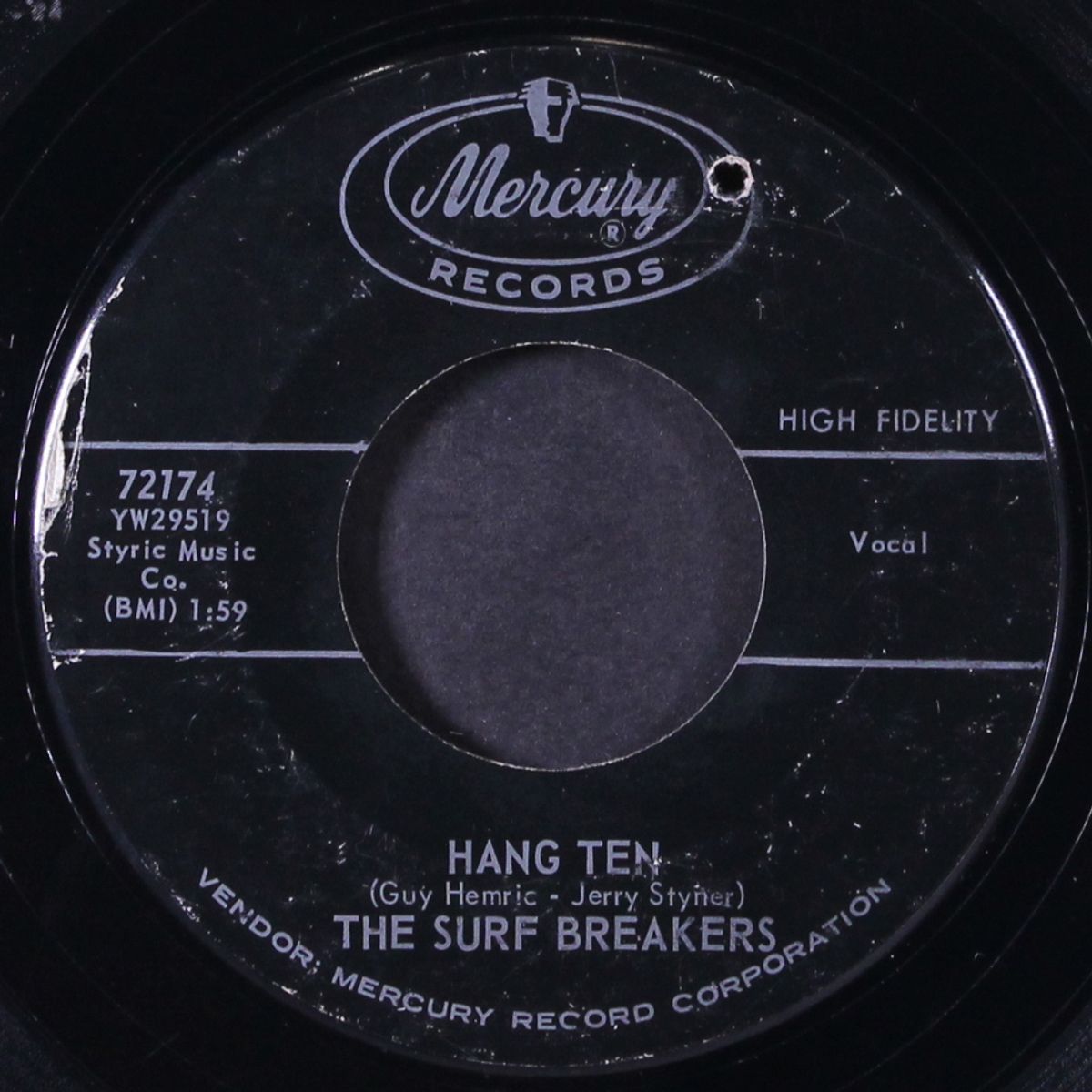 ridin' in number nine / hang ten by SURF BREAKERS