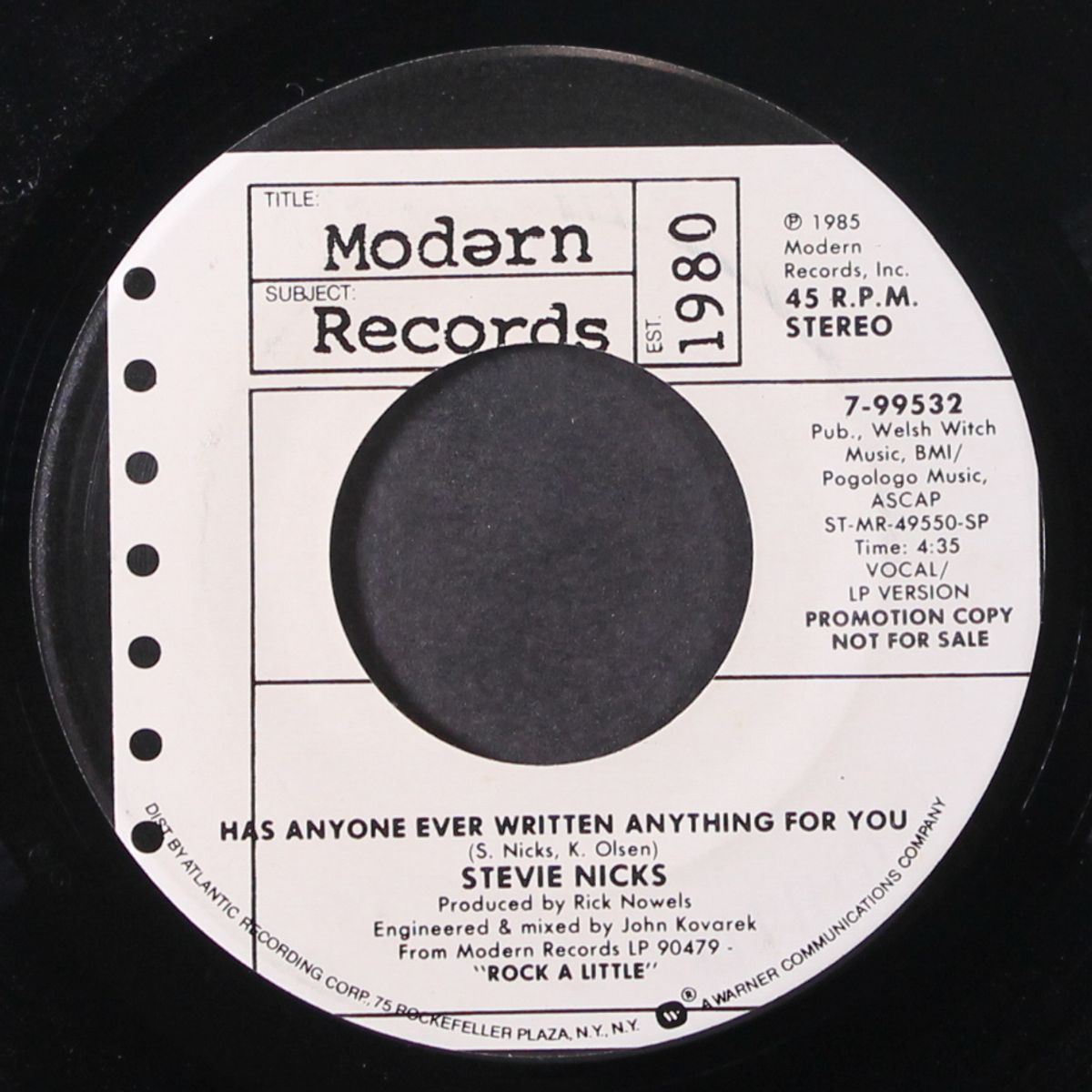 has anyone ever written anything for you / short by STEVIE NICKS