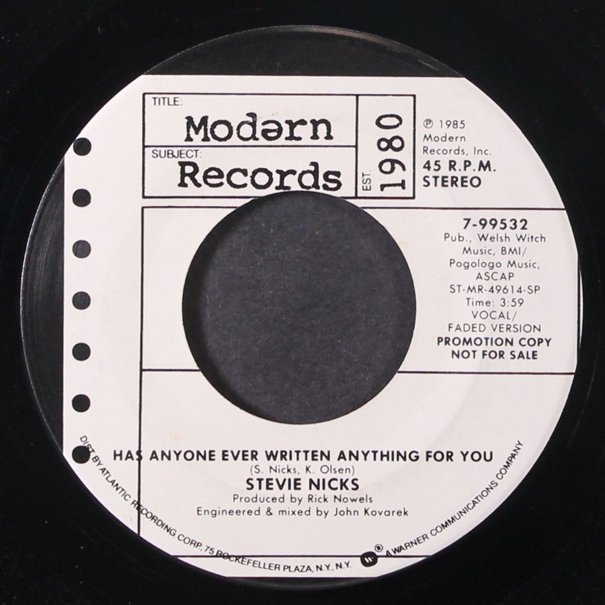 has anyone ever written anything for you / short by STEVIE NICKS
