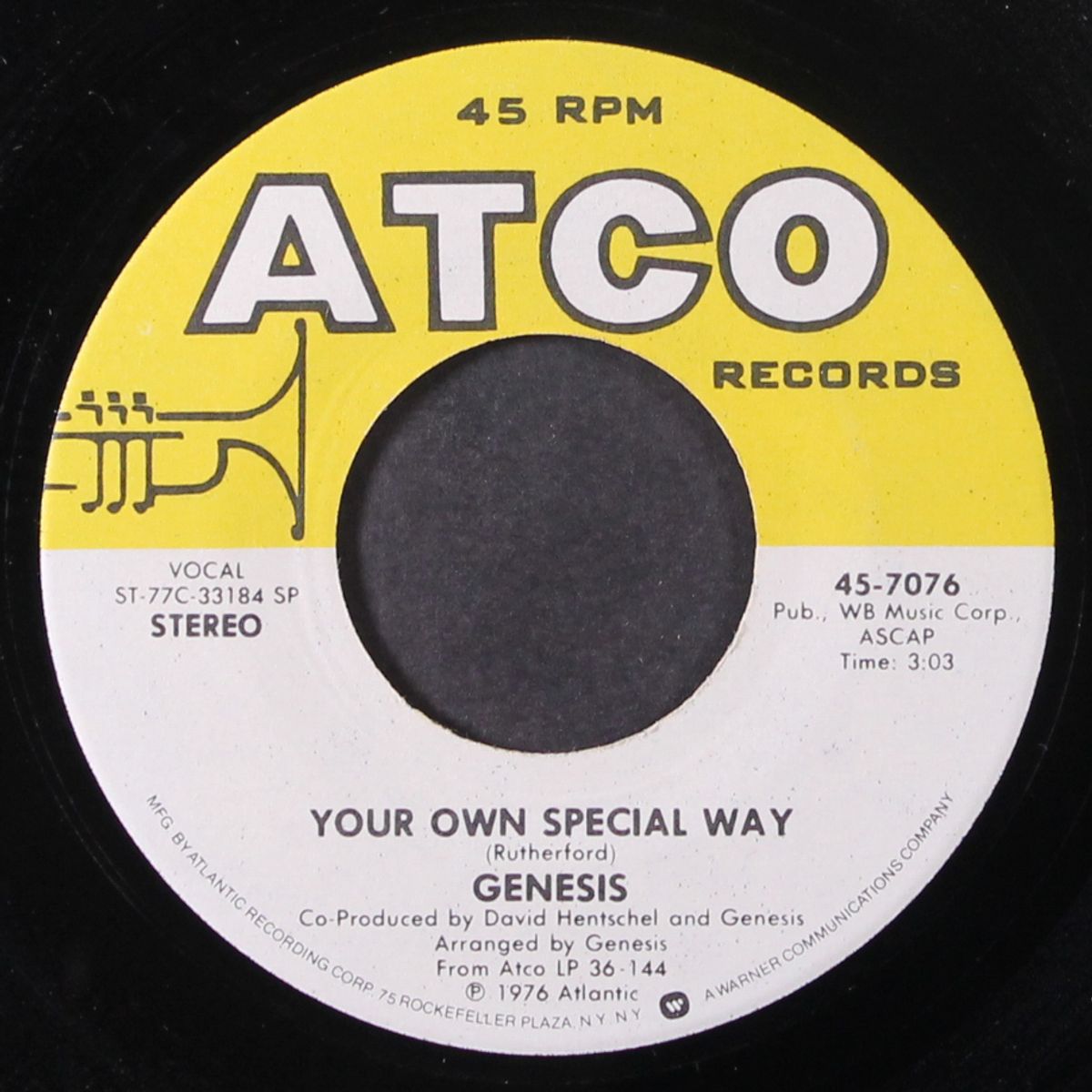 your own special way / in that quiet earth by GENESIS