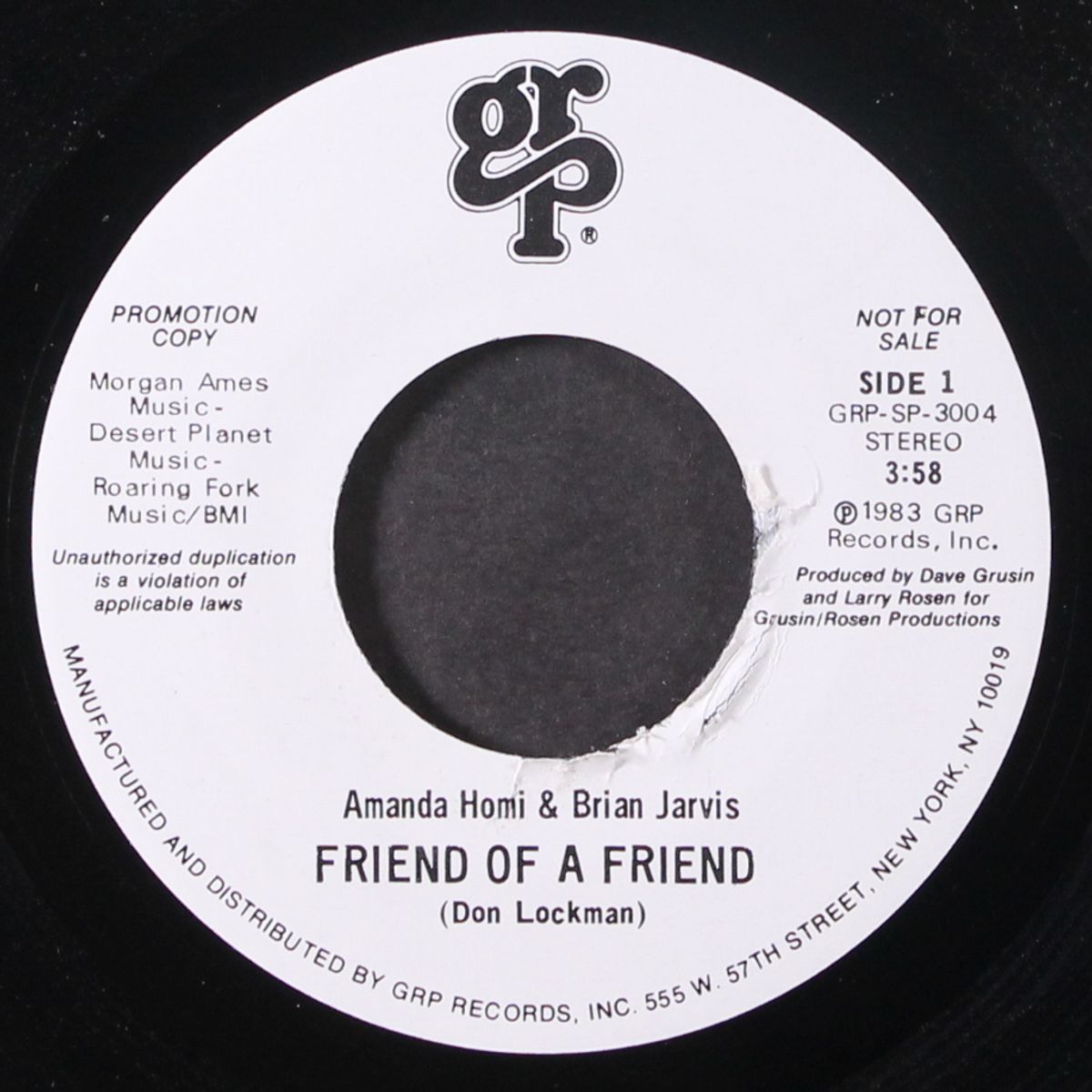 friend of a friend / same by AMANDA HOMI & BRIAN JARVIS