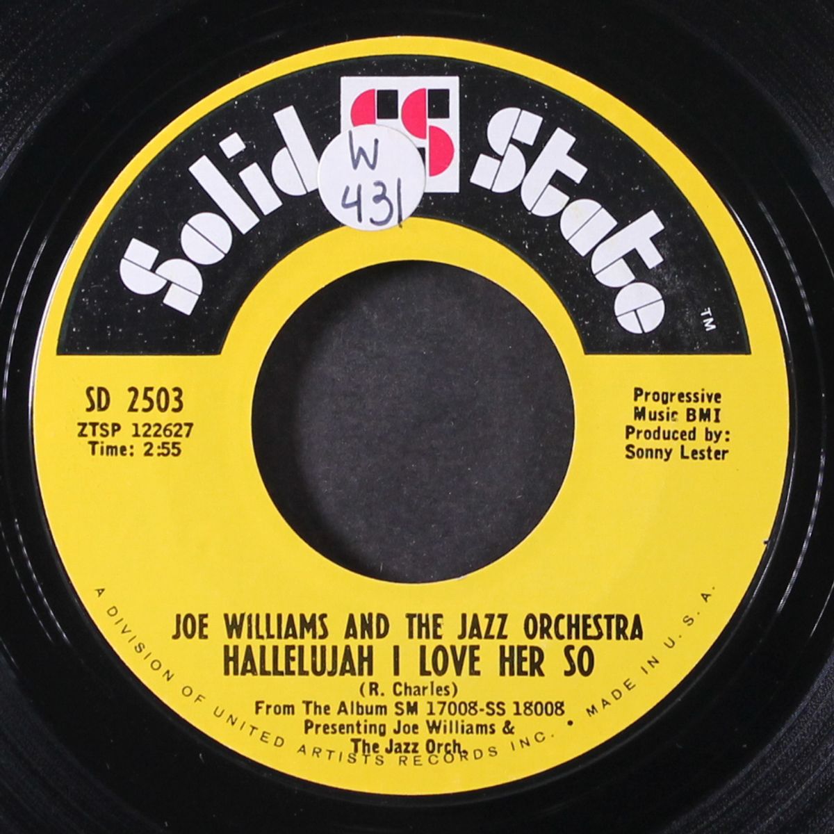 get out of my life / hallelujah i love her so by JOE WILLIAMS