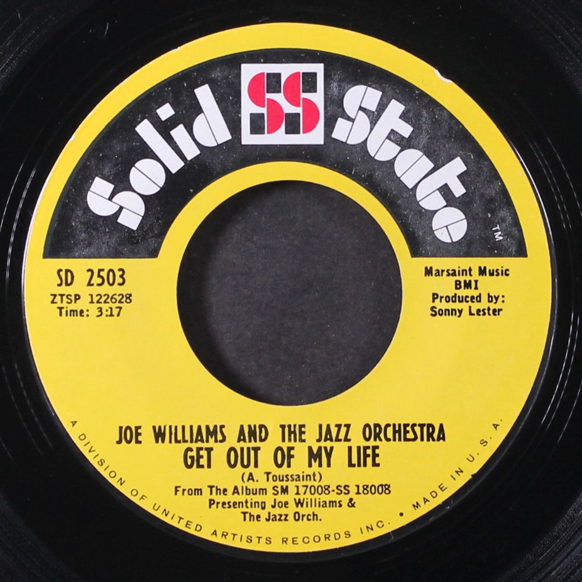 get out of my life / hallelujah i love her so by JOE WILLIAMS