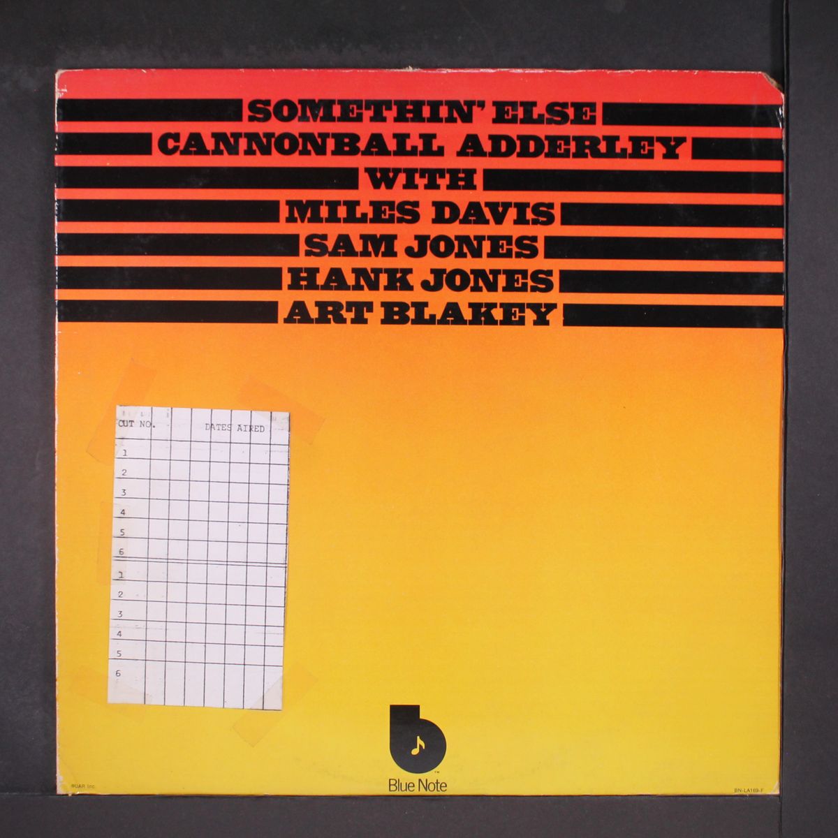 somethin' else by CANNONBALL ADDERLEY