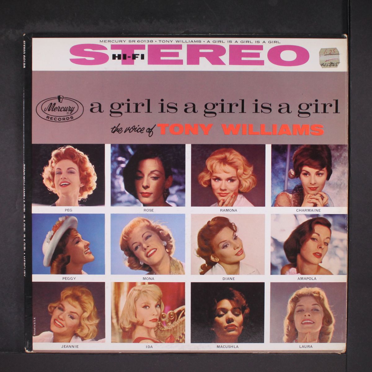 a girl is a girl by TONY WILLIAMS