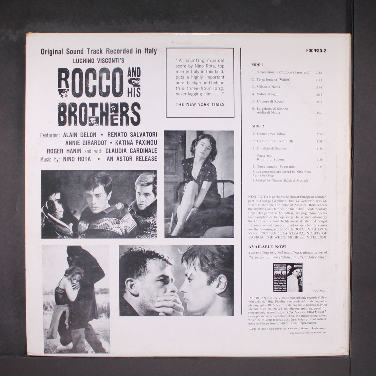 rocco and his brothers by SOUNDTRACK