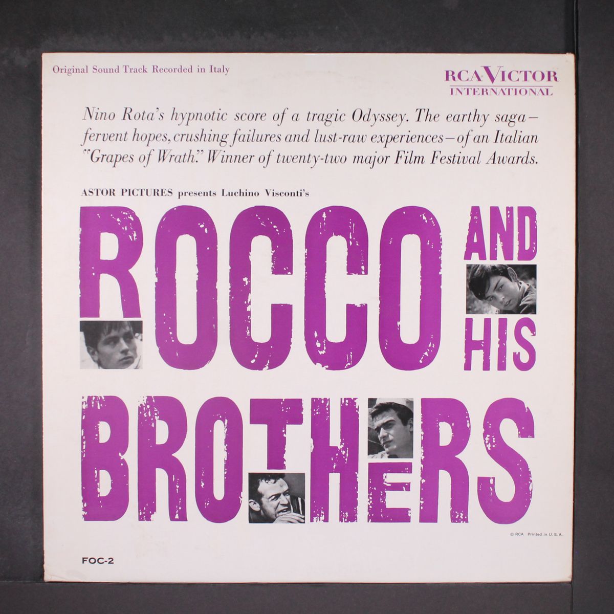 rocco and his brothers by SOUNDTRACK
