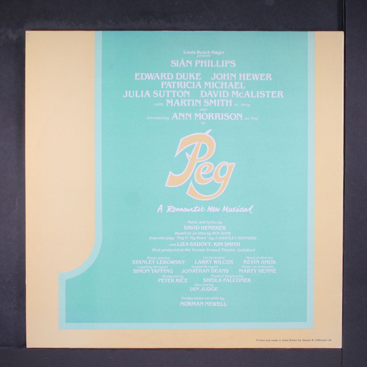 peg by ORIGINAL LONDON CAST