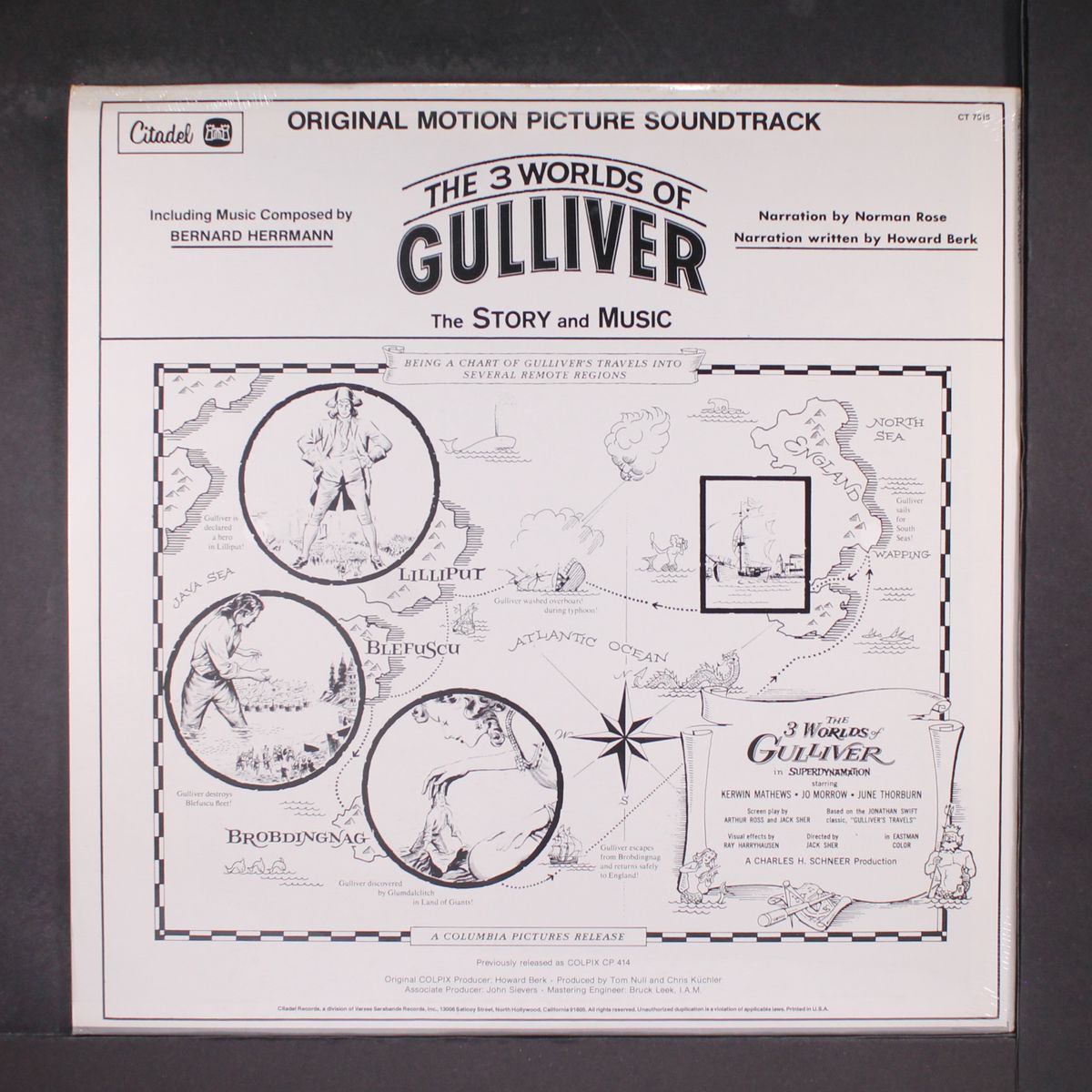 the 3 worlds of gulliver - story & music by SOUNDTRACK