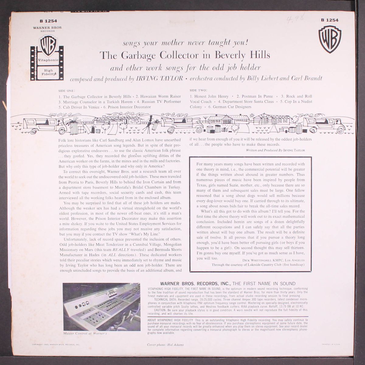 the garbage collector in beverly hills by IRVING TAYLOR