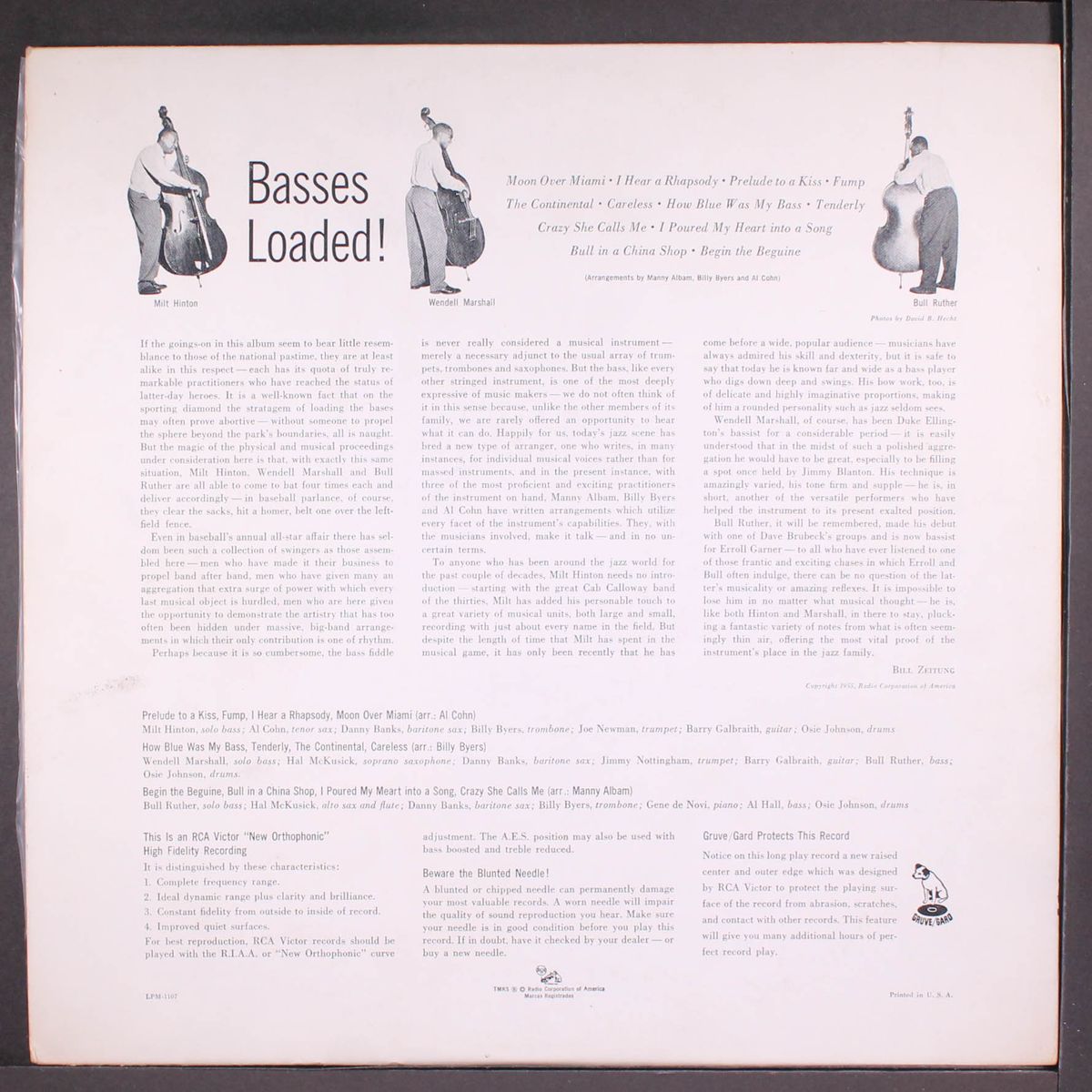 basses loaded! by MILT HINTON