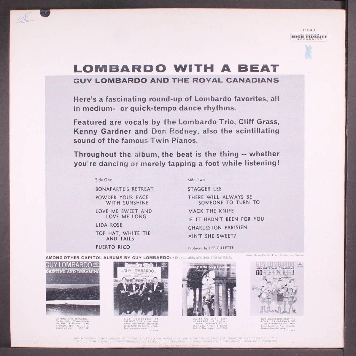 with a beat by GUY LOMBARDO