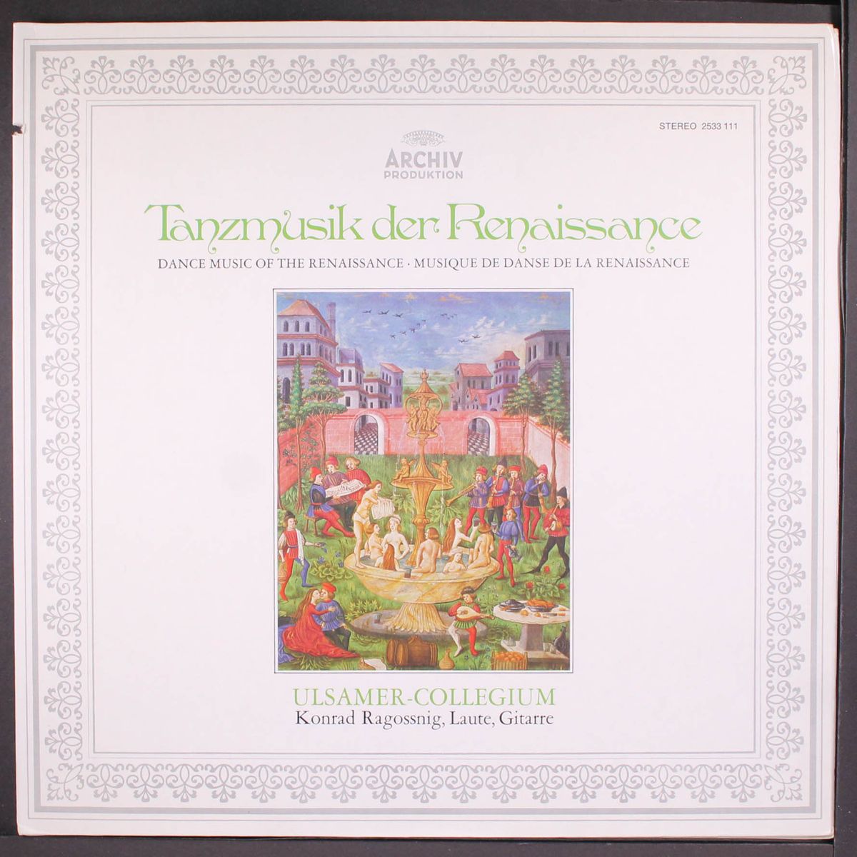 dance music of the renaissance by KONRAD RAGOSSNIG