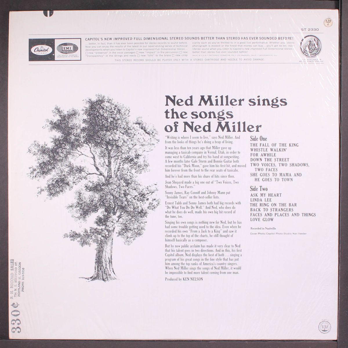 sings the songs of ned miller by NED MILLER