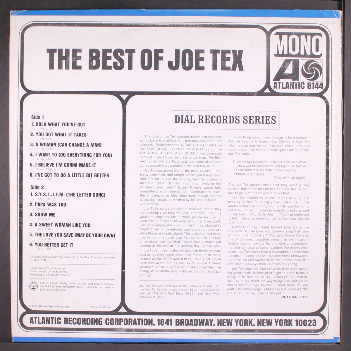best of by JOE TEX