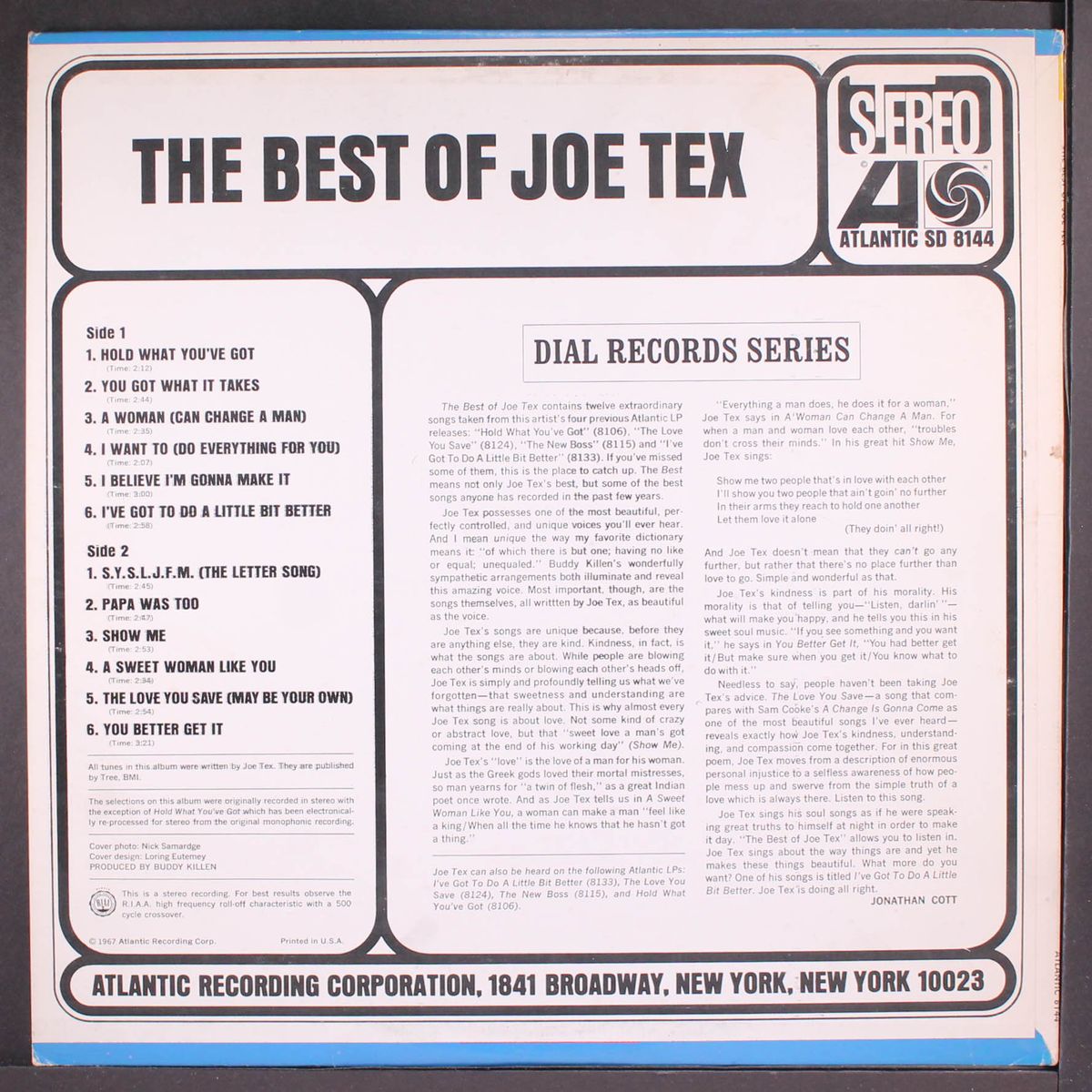 best of by JOE TEX