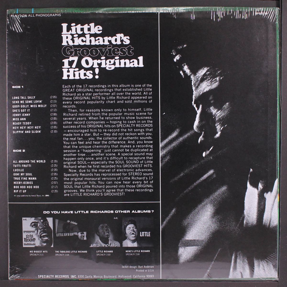 grooviest 17 original hits! by LITTLE RICHARD