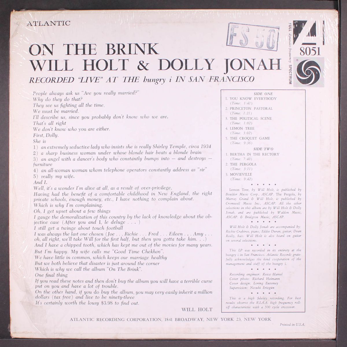 on the brink by WILL HOLT & DOLLY JONAH
