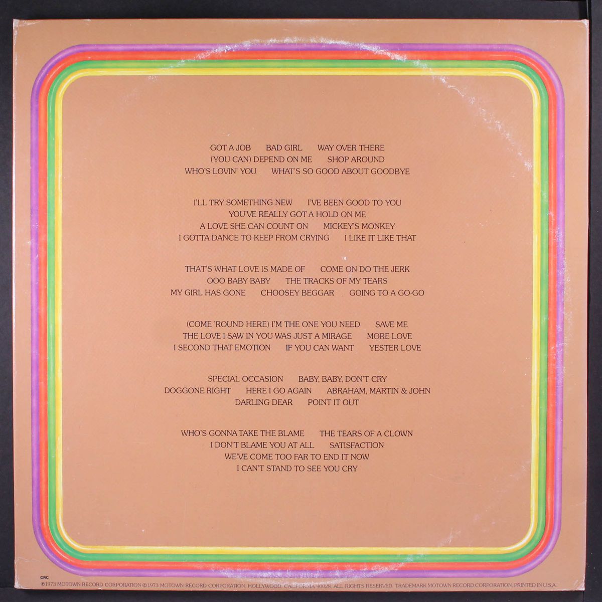 anthology by SMOKEY ROBINSON & MIRACLES