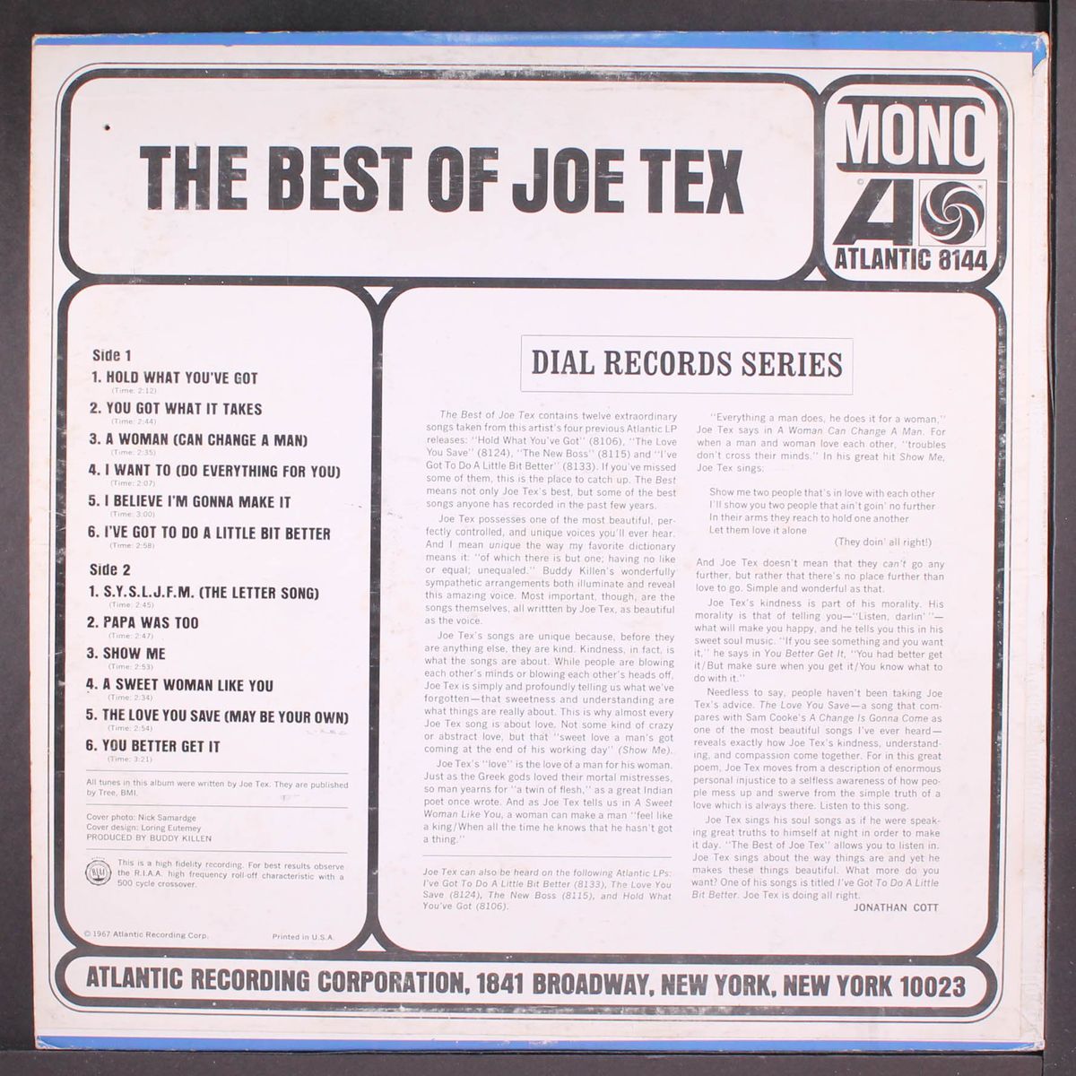 best of by JOE TEX