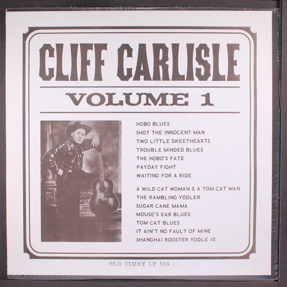 volume 1 by CLIFF CARLISLE