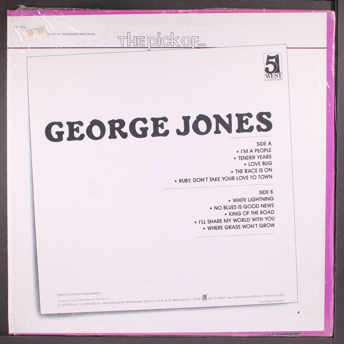 the pick of by GEORGE JONES